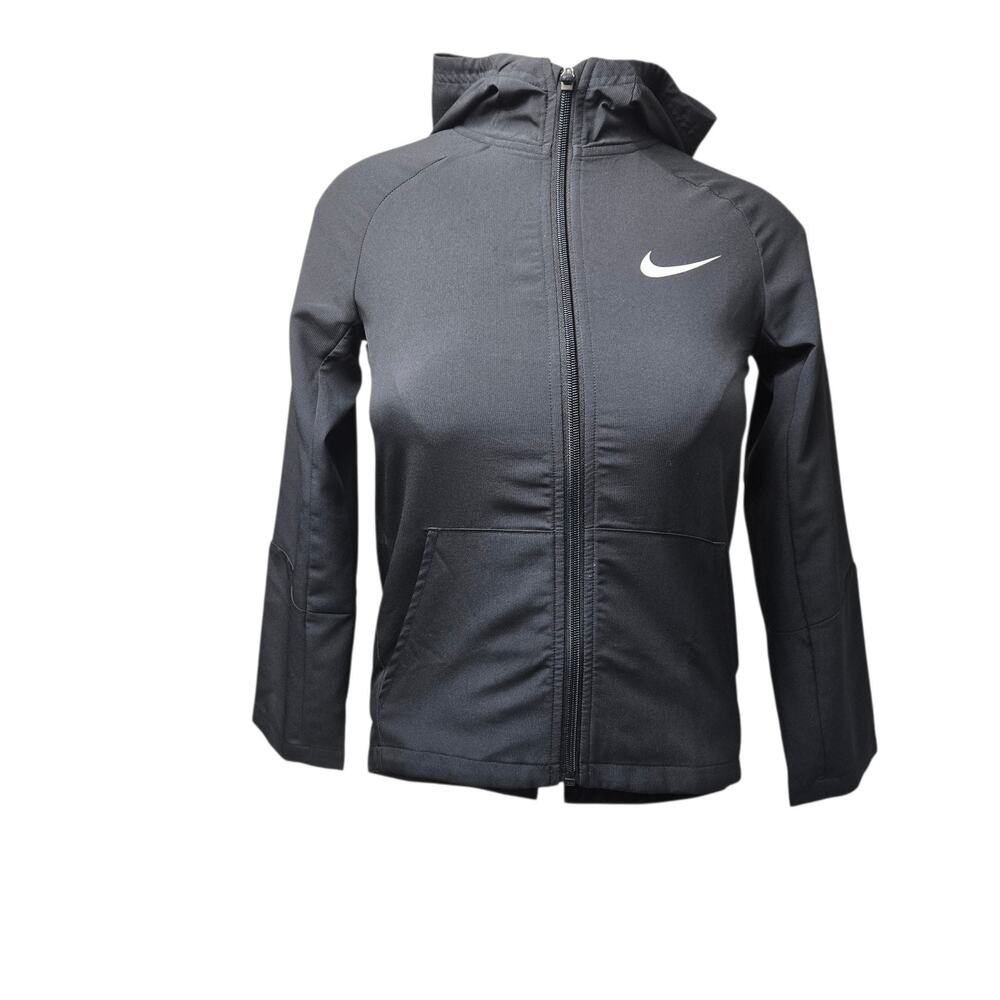 Nike Women's Dri-fit Full Zip Hoodie Lightweight Size Small Black